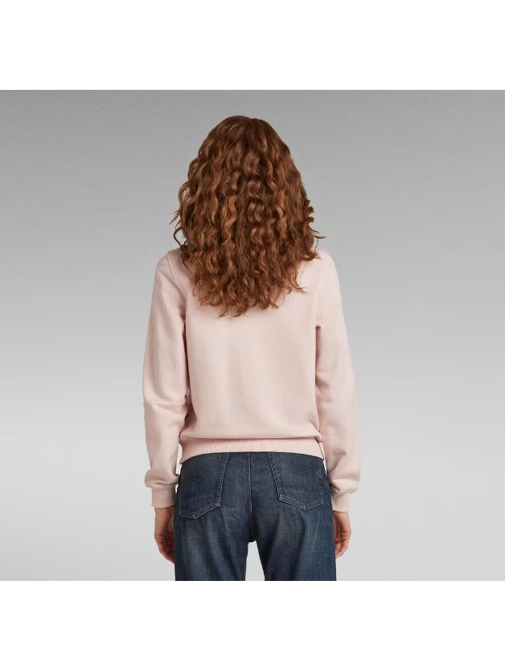 NWT G-Star RAW Anglaise Graphic Crewneck Sweatshirt Womens Pink Small $110 MSRP - Picture 3 of 8